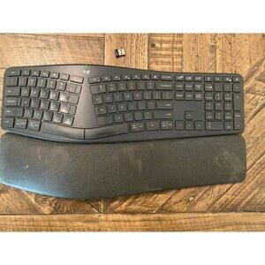 Logitech ERGO K860 Wireless Ergonomic Split Keyboard w/ Dongle Tested Working